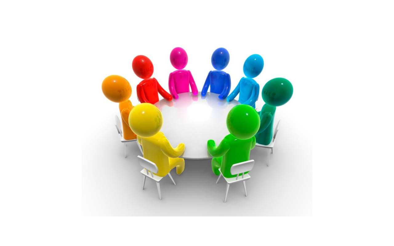 people sitting around a table