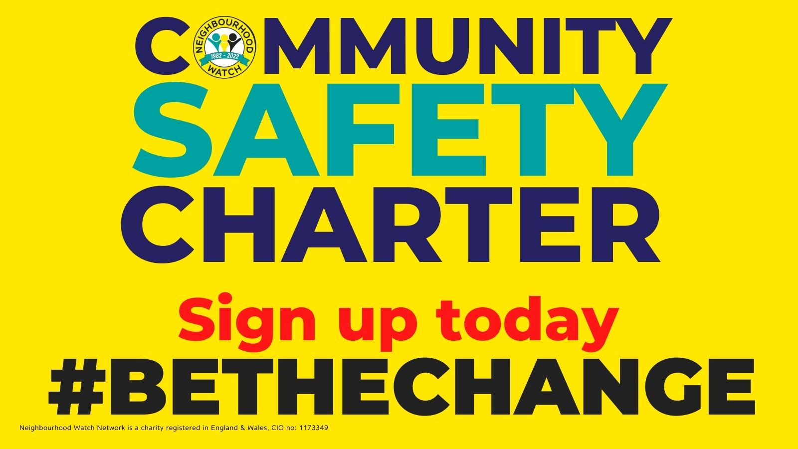 Community safety charter poster