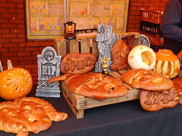 Halloween stall display
