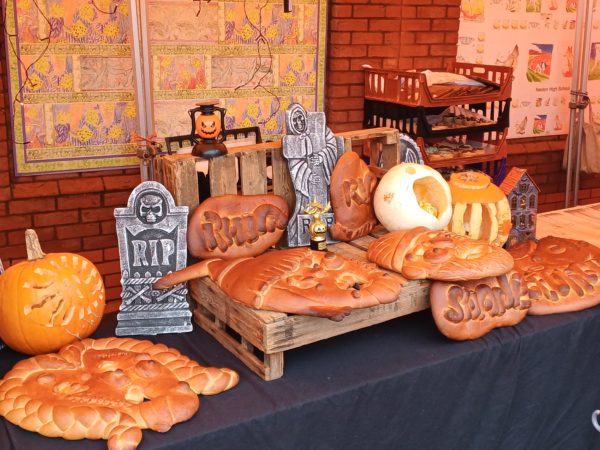Halloween stall display