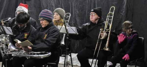 Christmas lights switch on event