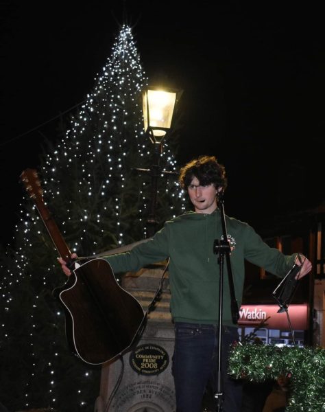 Christmas lights switch on event Christmas tree