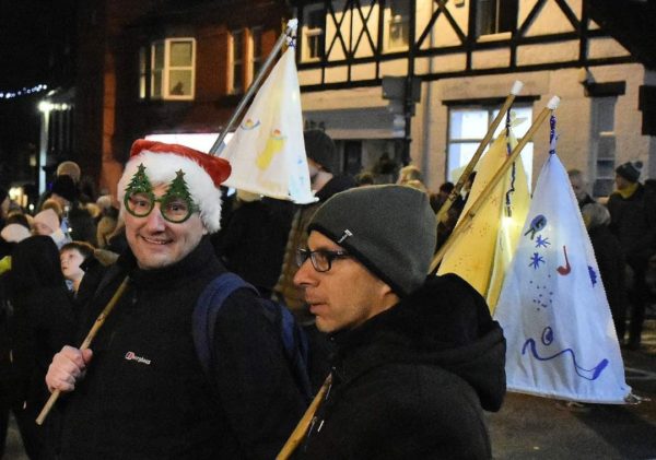 Christmas lights switch on event Lanterns