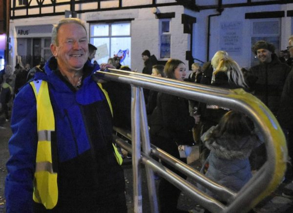 Christmas lights switch on event