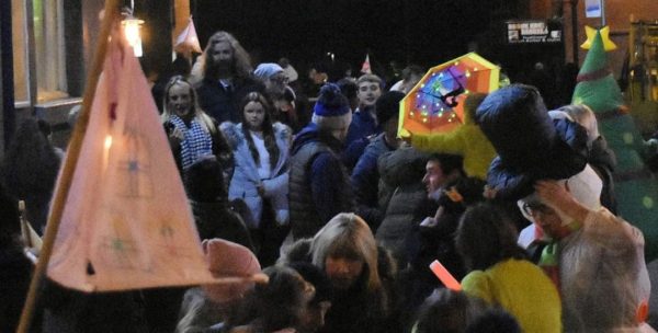 Christmas lights switch on at The Cross