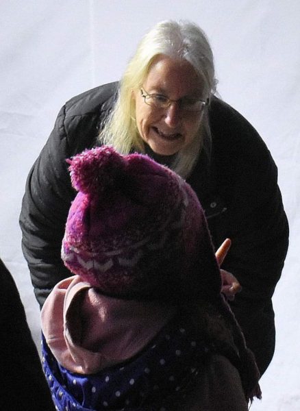 Christmas lights switch on event