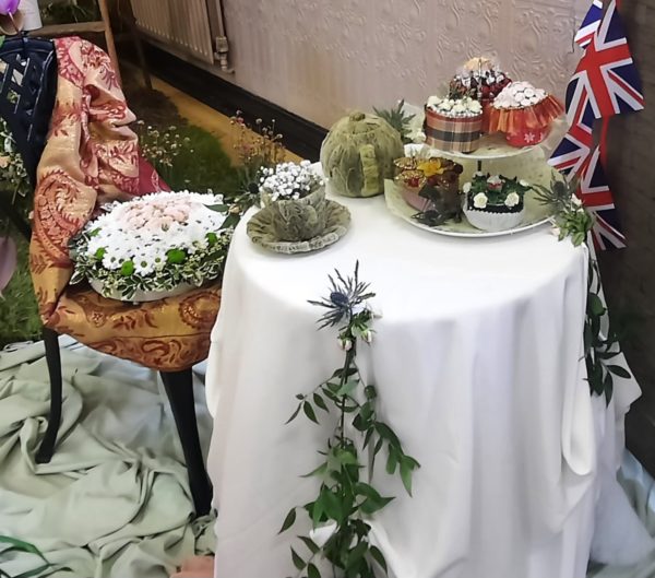 Neston Flower Society display