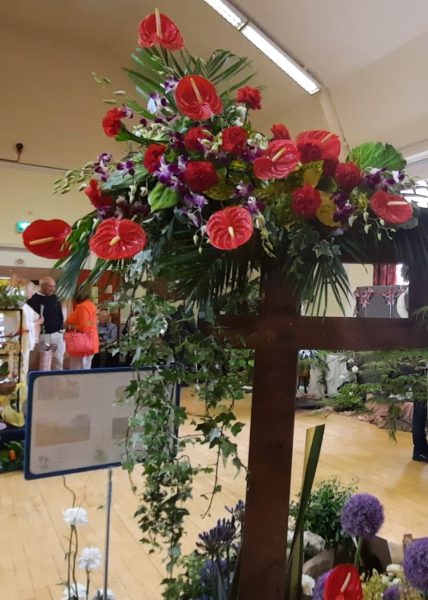 Neston Flower Society display