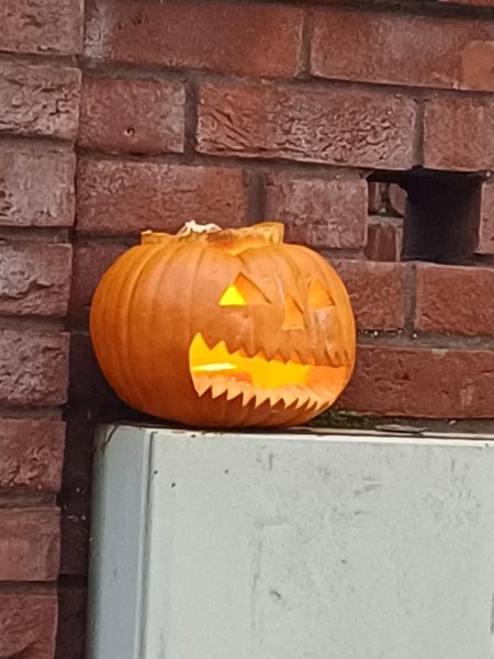 Carved pumpkin