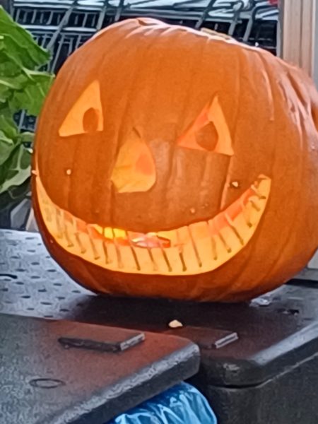 Carved pumpkin