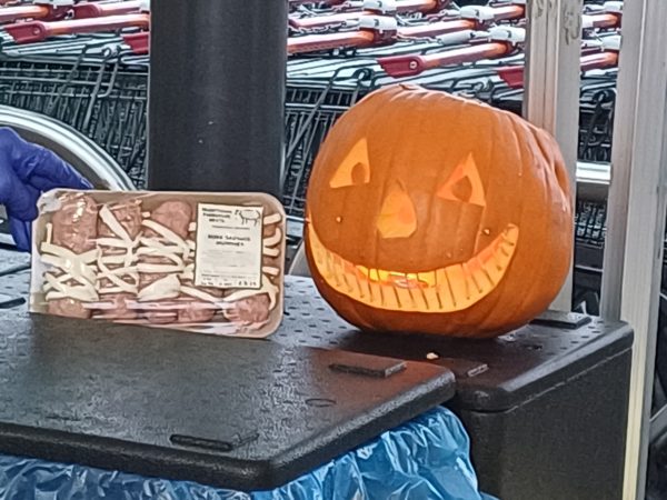 Carved pumpkin