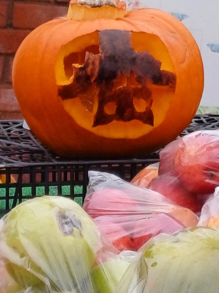 Carved pumpkin