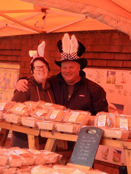 Traders with Easter Hats