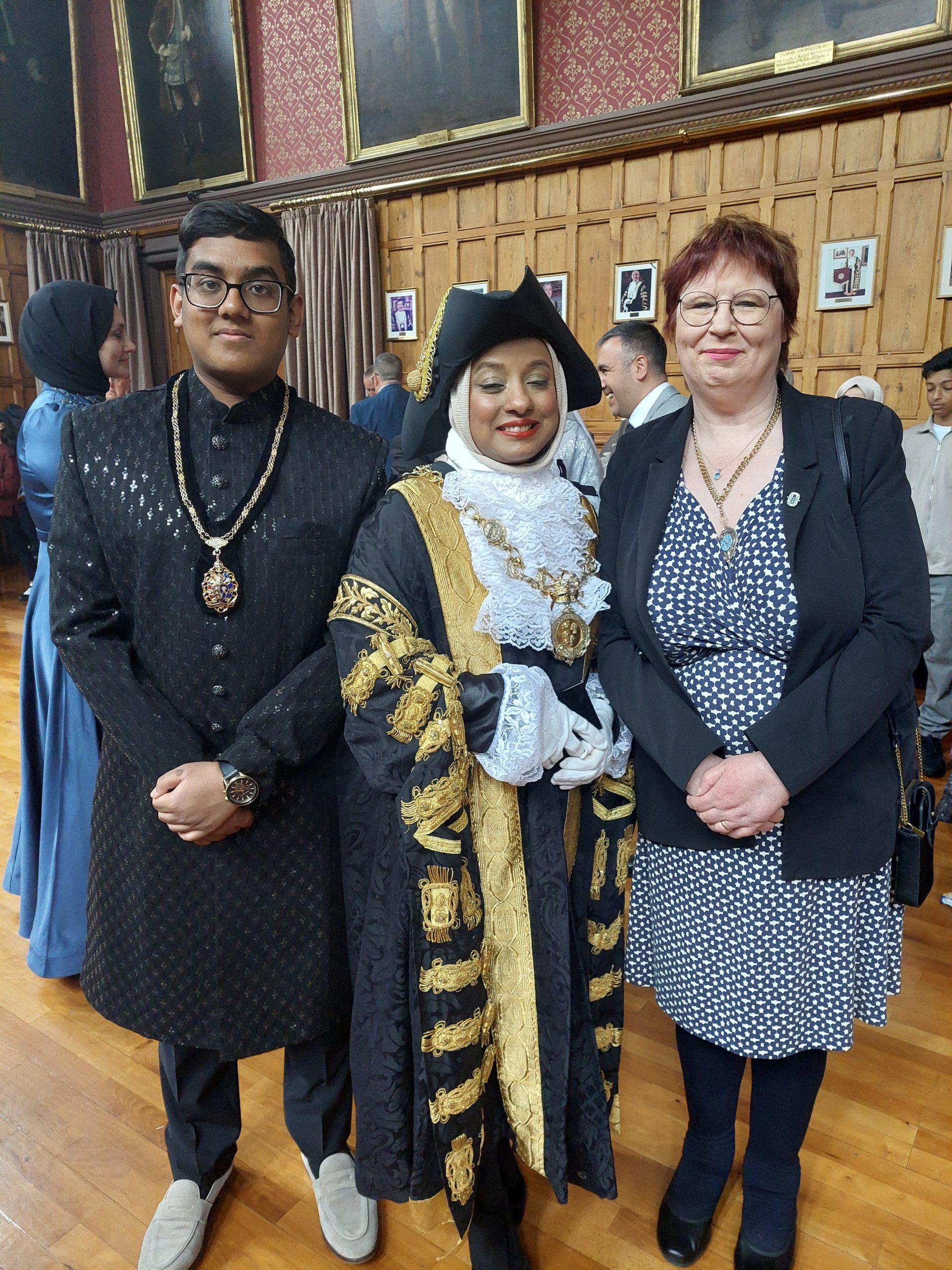 Councillor Carol Braithwaite, Deputy Mayor with Lord Mayor of Chester Councillor Sherin Akhtar