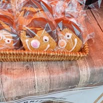 Gingerbread pirate faces