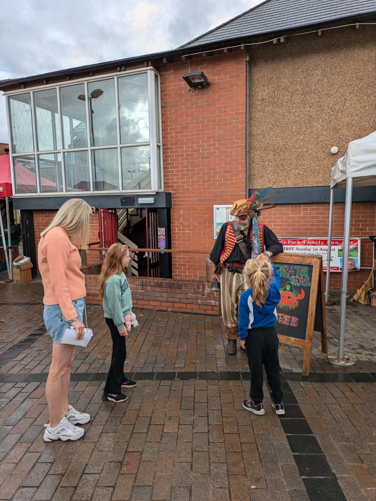 Whitchurch Town Pirate with Children